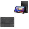 BoxWave Keyboard Compatible with LECTRUS Android Tablet X11 (10.1 in) - SlimKeys Bluetooth Keyboard with Trackpad, Portable Slim TouchPad - Jet Black