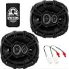 KICKER Speakers 6x9 inch for Jeep Cherokee 2014-2018 Upgrade Kit - Pair of DS Series with Harness, Car Audio Front or Rear Door Speaker DSC6930, 43DSC69304 view 1