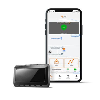 Scorpio Rlink Anti-Theft GPS Tracker for Motorcycles, Side-by-Sides, ATVs, Scooters, and Vehicles - Real-Time Tracking with Instant Security Notifications - Simple 2 Wire DIY Install