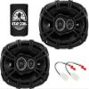 KICKER Speakers 6x9 inch for Jeep Cherokee 2019-2020 Upgrade Kit - Pair of DS Series with Harness, Car Audio Front or Rear Door Speaker DSC6930, 43DSC69304 view 1