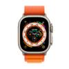 Apple Watch Ultra [GPS + Cellular 49mm] Titanium Case with Orange Alpine Loop, Medium (Renewed) view 2
