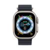Apple Watch Ultra [GPS + Cellular 49mm] Titanium Case with Midnight Ocean Band, One Size (Renewed) view 2
