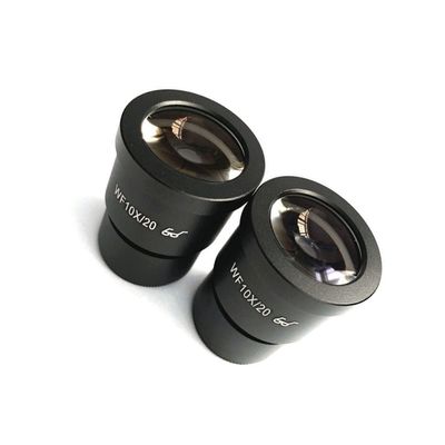 JUIYU Microscope Accessories Kit Microscope Eyepieces 2 PCS Wide Field Eyepiece WF10X 20mm Microscope Wide Angle Eyepiece 30mm Mounting Interface Eyepiece for Stereo Microscope Microscope Slides