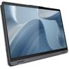 Lenovo 2023 Flex 5 2-in-1 Laptop 16'' 2.5K Touchscreen 12th Intel Core i7-1255U 10-Core Iris Xe Graphics KB FP Reader Win 10 Pro w/RATZK 32GB USB,Storm Grey (82R8) view 4