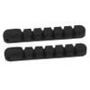 HONMEET Cable Organizers for Electronics Self Adhesive Clips for Power Cord Desk Cable Holder Locking Clip view 1