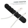 HONMEET Cable Organizers for Electronics Self Adhesive Clips for Power Cord Desk Cable Holder Locking Clip view 3