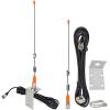HYS VHF Marine/Boats Radio Antenna, Low-Profile 156-163mhz Antennas W/16.4ft(5m) RG58 Low Loss Premium Coaxial Cable with PL259 for Standard Truck Horizon Cobra Icom VHF Marine Mobile Radio view 1