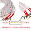 AVPLAY AV-0804 Top Class Hiend HiFi Audiophile Biwired Speaker Cable OFC Copper Body Sliver Cover Plug Plated Gold Jumper Cable (6.5m, 2 to 4 Plus(biwired)) view 4