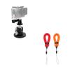 PROfezzion 2 Pack Waterproof Camera Float Strap for underwater Camera & Magnetic Mount Base Stand Kit with Deluxe Ball view 1