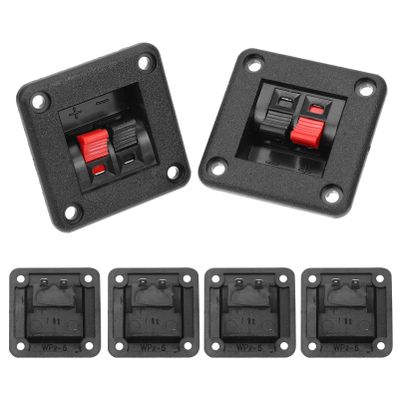 Speaker Terminal Clip 6pcs Stereo Speaker Terminal Connectors Wire Crimp Connectors