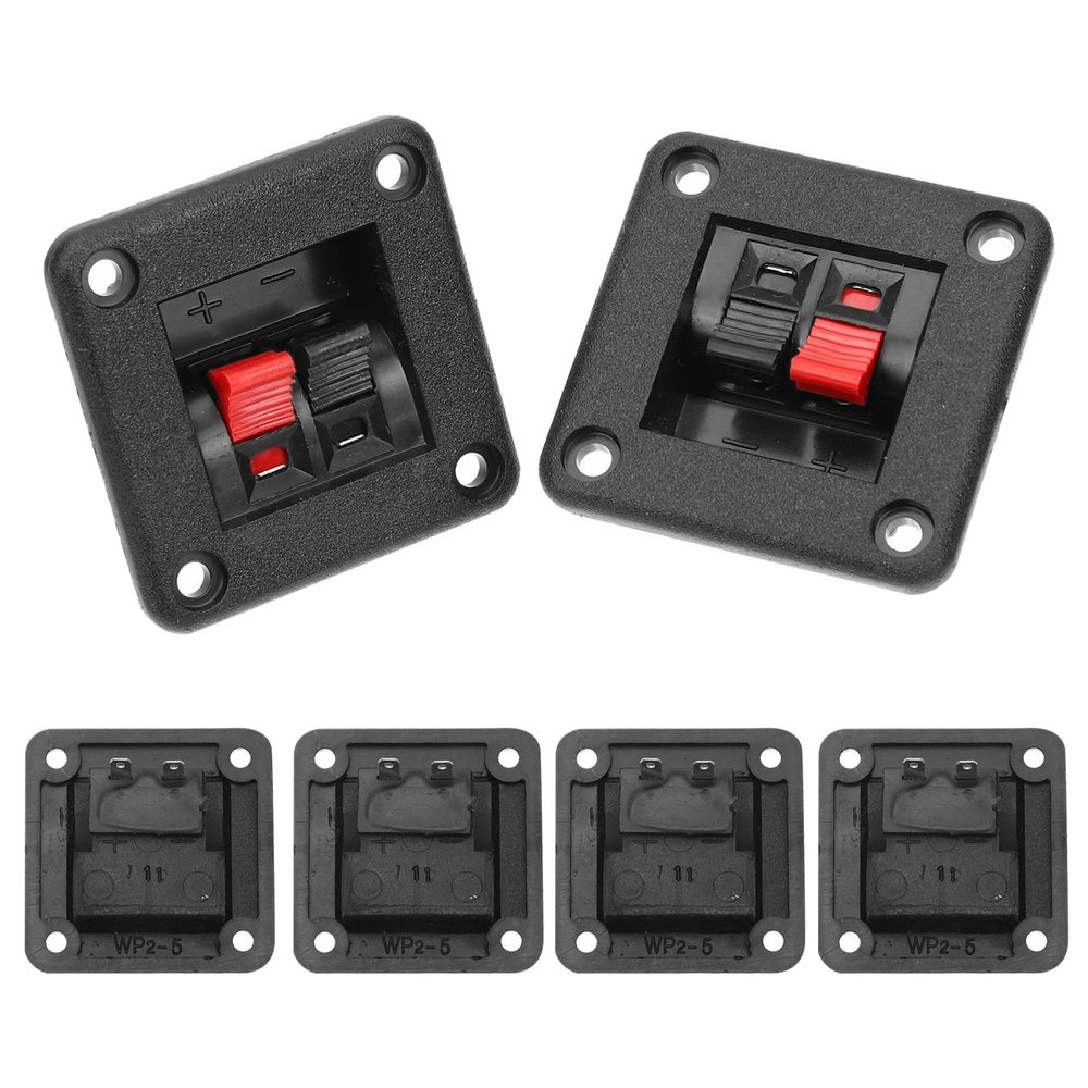 Speaker Terminal Clip 6pcs Stereo Speaker Terminal Connectors Wire Crimp Connectors