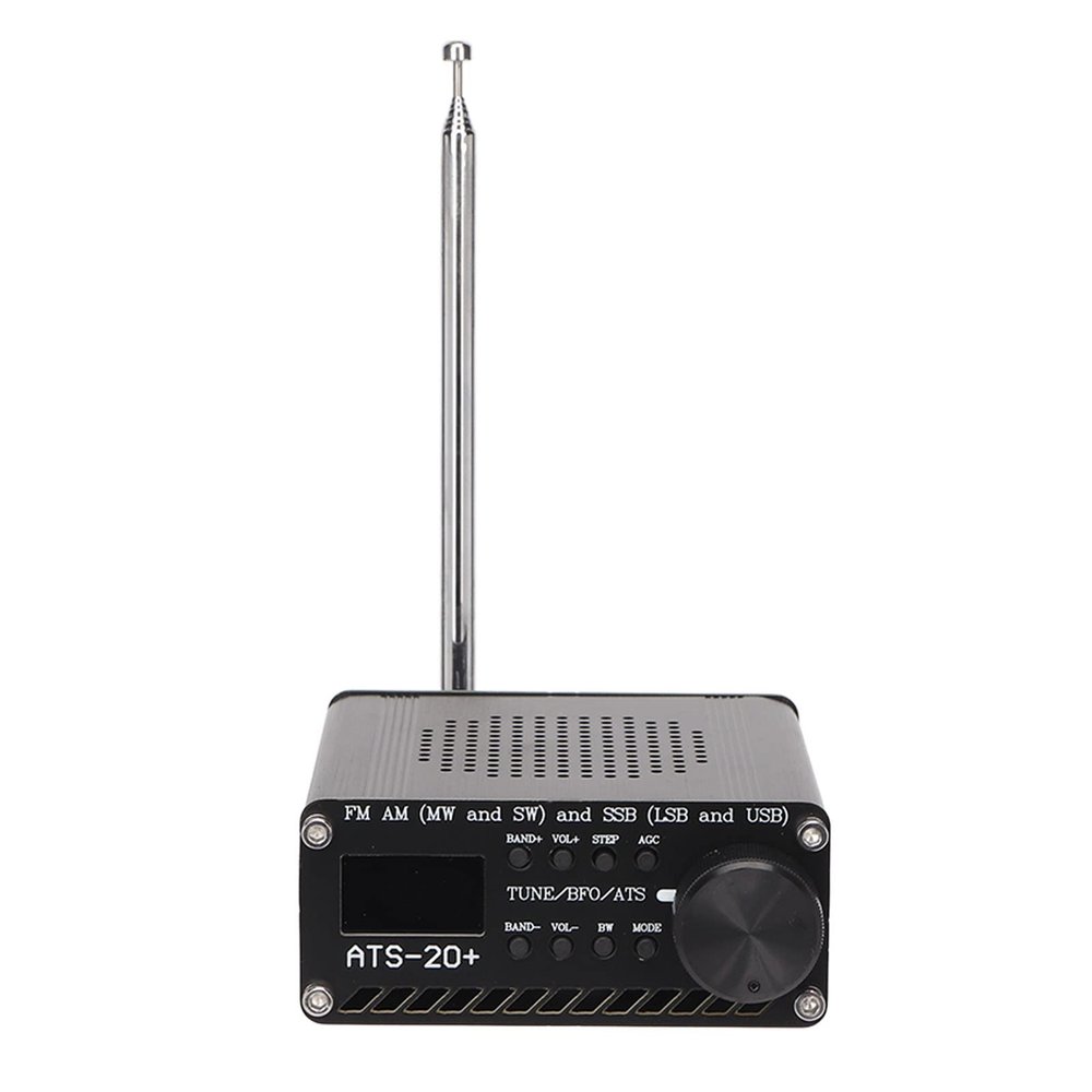 ATS-20 Full Band Radio Receiver, Portable Shortwave Digital Radio With Built-in Battery, Speaker, and Antenna for Outdoor Camping