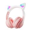 TOKANI Kids Headphones for School, Kid Bluetooth Wireless Cat Ear Headphones with Microphone, Over Ear Headphones for Kids Teens Adults (Pink Pro) view 1