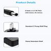 12V DC Power Supply 2A 2000mA Universal AC Adapter, 100-240 50/60Hz Adapter to 12 Volts 2Amp Transformer, DC 12V Power Cord, 5.5mm x 2.5mm Plug, & 1 More Tip view 3