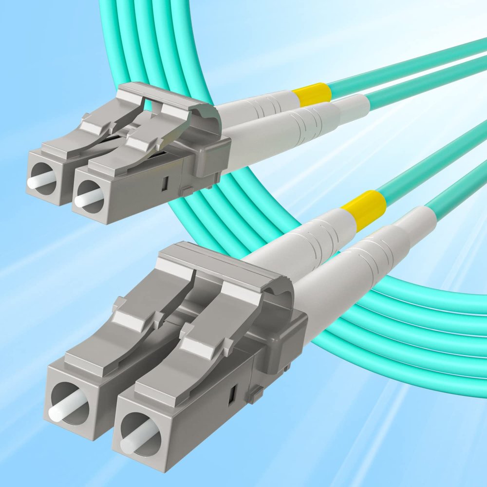 10Gtek Fiber Patch Cable -     10Gb/Gigabit Multi-Mode Jumper Duplex 50/125m LSZH Fiber Optic Cord for SFP Transceiver, Aqua, 2-Meter(6.6ft)