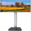 CIZGIM TV Stand Floor TV Stand Cantilever TV Stand, 37-60" Flat Curved TV Mounting Bracket, Tilt-Adjustable TV Stand with Tempered Glass Base TV Mount view 1