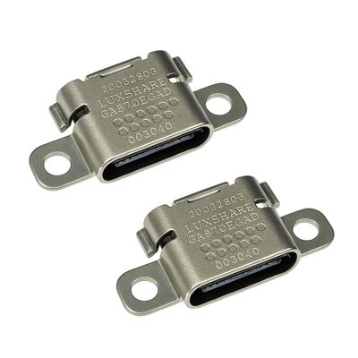 2-Pack USB-C Charging Port Replacement for Amazon Kindle Fire HD 10 (2021) Fire HD 7 (2022) Fire HD8 (2022), Type-C Charger Connector Socket Repair Parts, Fits T76N2B P8AT8Z R2SP8T TG425K