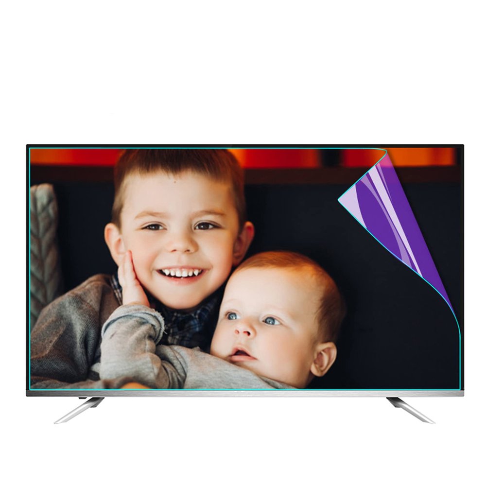 32-55 Inch Anti-Blue Light TV Screen Protector Anti-Glare/Anti Scratch/Blocking UV Filter Film Fits LCD, LED, 4K OLED & QLED HDTV Displays,55 "/W1211XH689mm