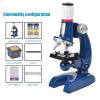 JUIYU Microscope Accessories Kit 1200X LED Lab Microscope Kit for Children Biology Microscope Microscope Slides (Color : C) view 2