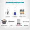 JUIYU Microscope Accessories Kit 1200X LED Lab Microscope Kit for Children Biology Microscope Microscope Slides (Color : C) view 4