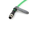 AConnect Shielded Flexible Ethernet Camera Cable M12 4Pin D-Code Male to 4Pin D-Code Male Cat5e Ethernet Waterproof Cable for Industrial Camera 2M/6.5Ft view 3