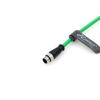 AConnect Shielded Flexible Ethernet Camera Cable M12 4Pin D-Code Male to 4Pin D-Code Male Cat5e Ethernet Waterproof Cable for Industrial Camera 2M/6.5Ft view 4