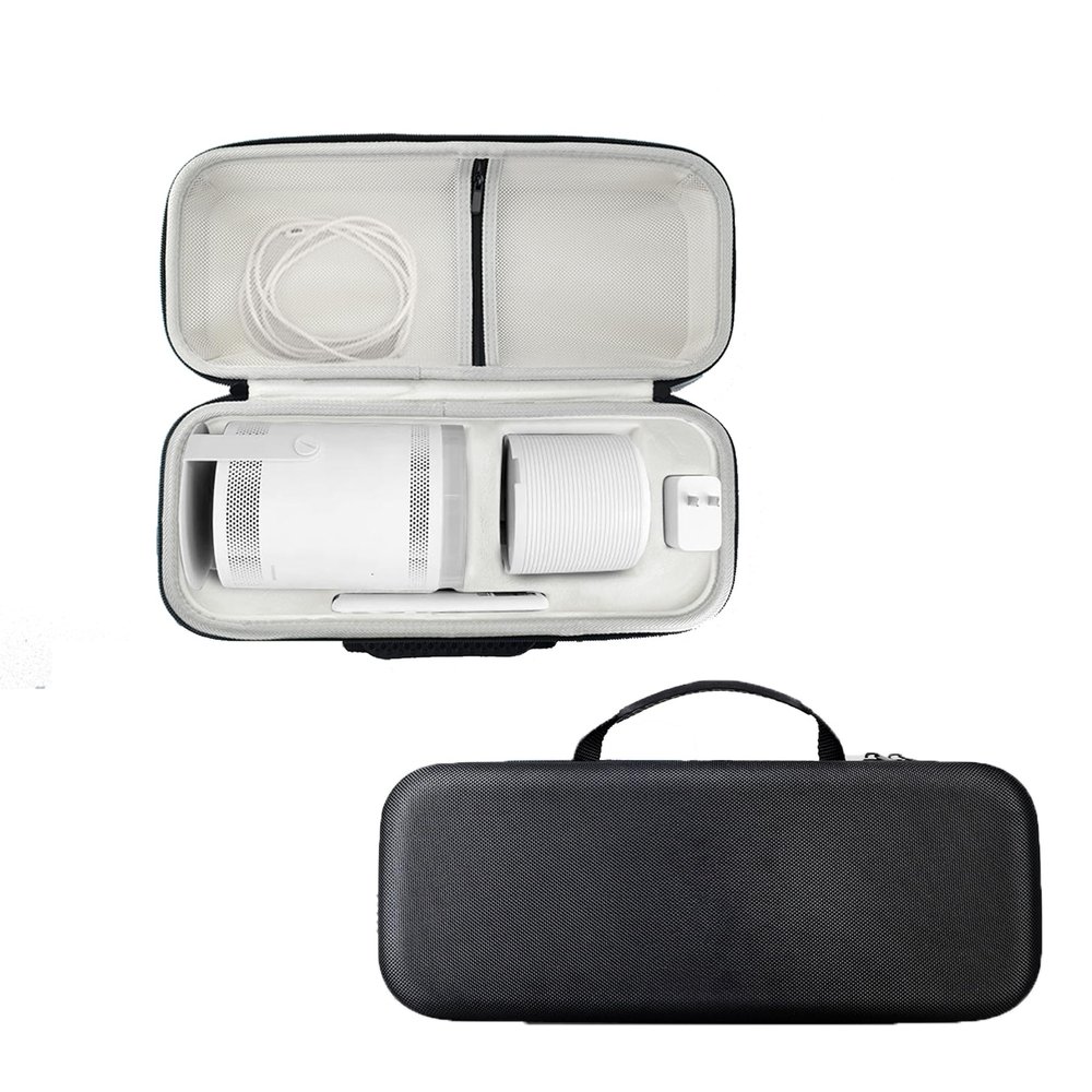 Case for Samsung The Freestyle Projector,EVA Hard Shell Travel Carrying Storage Case Bag for Samsung The Freestyle Portable Projector (Black)