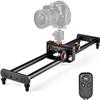 YLU Camera Dolly Motorized+Camera Slider Set, 3Speed Adjustable remoter Alloy Track Rail and Remote, for Camera Camcorder Smartphone, Up to 6.6lb (24/62cm) view 1