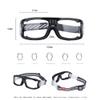 SooGree Sports Glasses Goggles for Men Eomen Basketball Soccer Football Protective Safety Goggles Glasses(Black Frame Black Pad) view 2