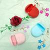 for Google Pixel Buds Pro Case Keychain, Cute Silicone Pixel Buds Pro Case Charging Case Cover Wireless Earbuds Protective Accesorries with Charms Carabiner for Google Pixel Buds Pro (Pink) view 4