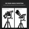 YELANGU Professional Heavy Duty Aluminum Alloy Gimbal Tripod Supports Smoother 360 Degree Panoramic Shooting for DSLR Camera view 4