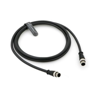 AConnect M12-D-Code Ethernet-Cable for Industrial Camera M12 4 Pin Male D-Code to 4 Pin Male D-Code Shielded Industrial Cord Waterproof 3M/9.84Ft