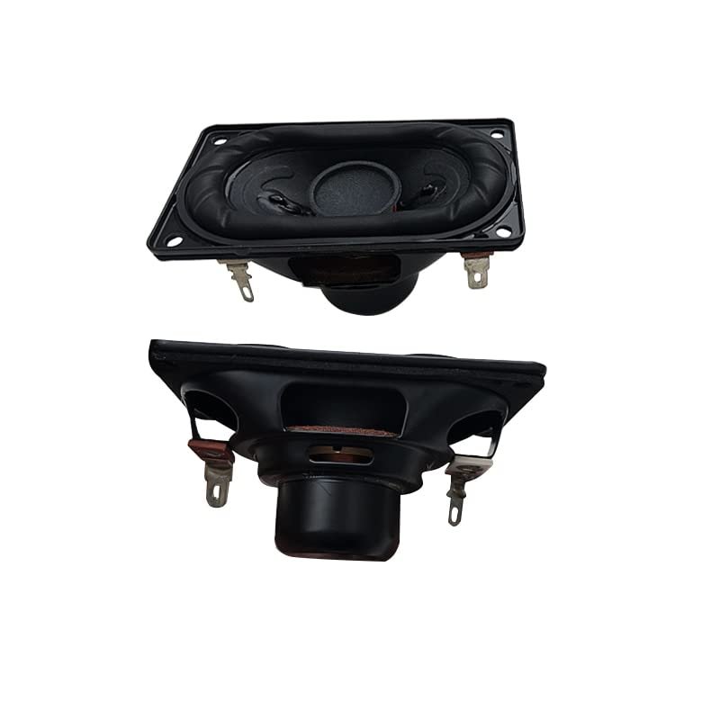 CHOOYO 8Ohm 15W Mid-Woofer Audio Speakers Driver 80x44mm 1.75Inch Long Stroke Bass Woofer Home Theater Loudspeaker 2PCS