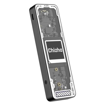 Chizha Portable NVME M.2 Enclosure with 10s Power Loss Protect (Black)