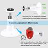 AlfaView 2pcs Wall Mount Bracket for Universal Security Camera with 1/4" Screw Connector, 360 Adjustable CCTV Camera Mounting Brackets for Surveillance Camera with 2 Installation Ways (Black) view 4