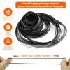 100 Pcs Recorder Rubber Belts - Cassette Recorder Repair Maintenance Mix Flat Cassette Tape Machine Rubber Belts 40-135 MM, 50 PCs 1 MM Width and 50 PCs 4 MM Width view 3