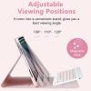 QYiiD Keyboard Case for Galaxy Tab A7 10.4 Inch 2022/2020 Model (SM-T500/T503/T505/T507/T509), Slim Lightweight Stand Cover with Magnetically Detachable Wireless Bluetooth Color Keyboard, Black view 2