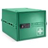 Lockabox One | Premium Medicine Lock Box | Medium Medication Lock Box With Code For Medicines, Vitamins & Supplements | External Size 12 x 8 x 6.6 inches (Medi Green) view 1