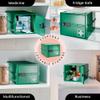 Lockabox One | Premium Medicine Lock Box | Medium Medication Lock Box With Code For Medicines, Vitamins & Supplements | External Size 12 x 8 x 6.6 inches (Medi Green) view 3