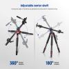 NEEWER 73.6" Horizontal Tripod with Multi Angle Center Column, Ball Head & Central Axis Platform, Heavy Duty Aluminum Camera Tripod Monopod 360 Pan 180 Tilt for Overhead/Macro Shots, Max Load 22lb view 3