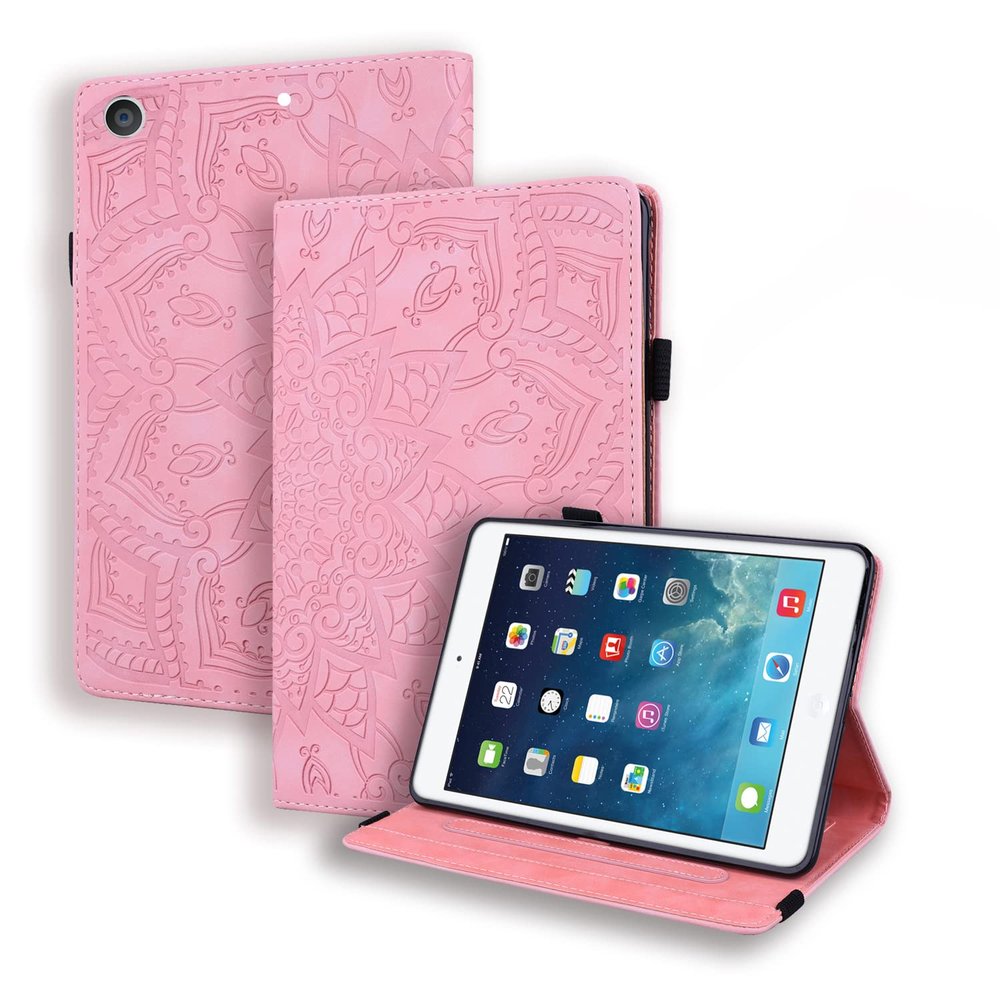 YBFJCE Case for iPad Air 3rd Generation 2019, Slim Stand Shell Protective Case with Pencil Holder, Premium PU Leather Folio Cover for iPad Air 3 2019, Pink