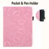 YBFJCE Case for iPad Air 3rd Generation 2019, Slim Stand Shell Protective Case with Pencil Holder, Premium PU Leather Folio Cover for iPad Air 3 2019, Pink view 4