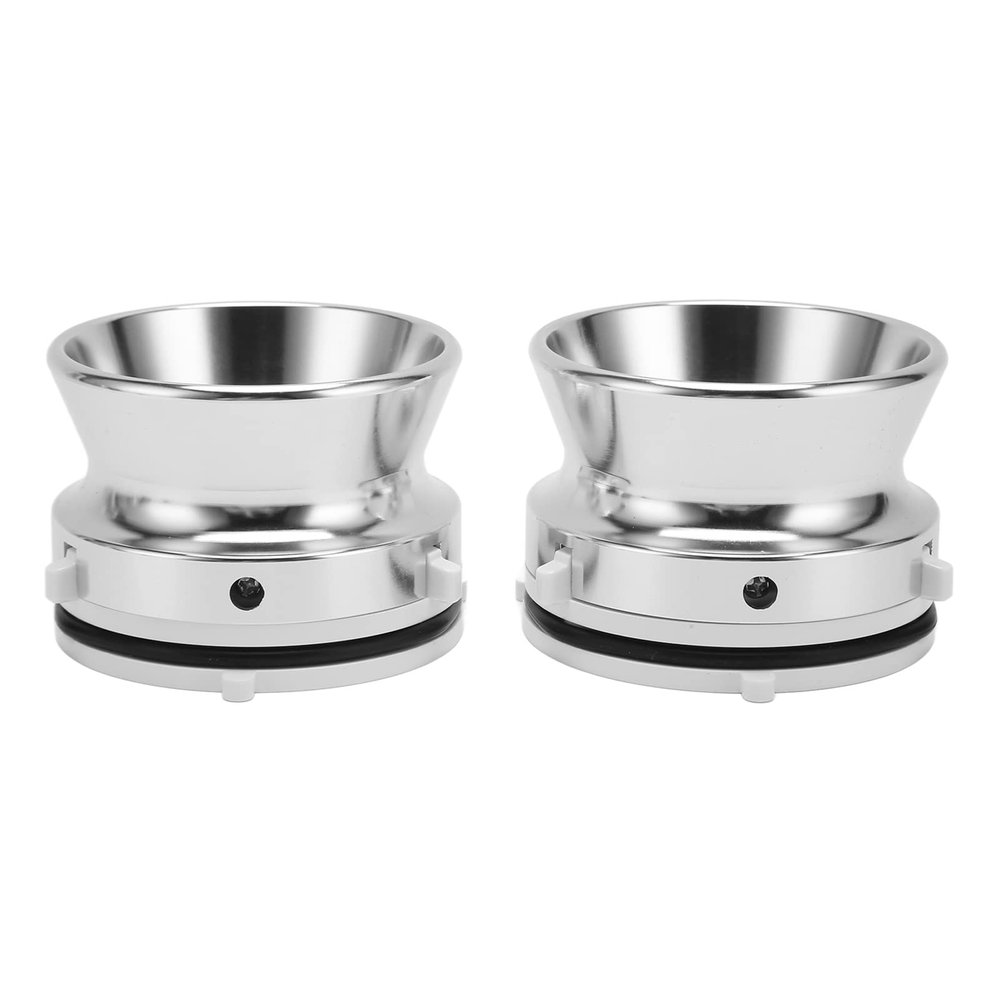 1 Pair Nab Hub Adapters, 10in Polished Aluminium Alloy Nab Hub Adapters, Universal Loading Device for Studer ReVox for Akai for Teac, Silver White