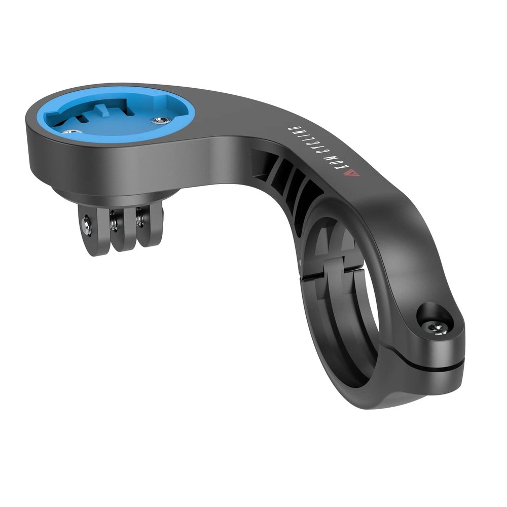 KOM Cycling Wahoo Elemnt & Elemnt Bolt Out Front Handlebar Mount from Bike Mount Designed for Wahoo Elemnt & Elemnt Bolt, & Elemnt Mini (GoPro Edition)