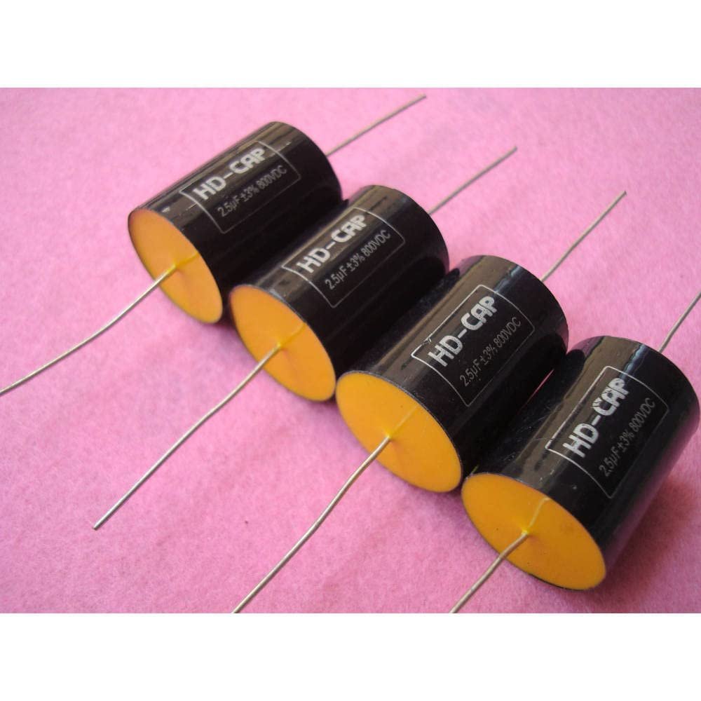 HD-Cap 800V 2.5UF Frequency Divider Copper Foot Audio electrodeless Capacitor 2pcs