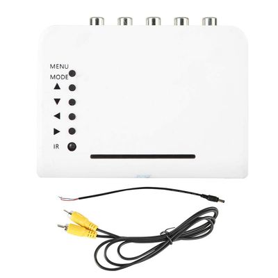 4 Channel Video Splitter with Power Off Memory, Multi Screen Display Modes and NTSC/PAL Auto Detection for Car Security Systems Vehicle Monitoring Setups