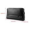 SUNGOOYUE Smart Fingerprint Wallet, Biometric Security Lock Luxury Leather Mens Zipper Design with Type-C Charging 10-Fingerprint Storage for Travel Daily Use view 2