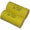 100V25UF 25.0J 100VDC MT axial electrodeless Polyester Film Capacitor 1 Pcs view 3