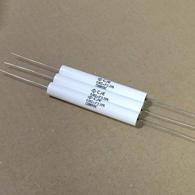 0.002UF 2000PF 12000V/DC Copper Feet High Voltage Film Electrodeless Capacitor 1 Pcs