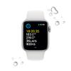 Apple Watch SE (2nd Gen) (GPS, 40mm) - Silver Aluminum Case with White Sport Band, M/L (Renewed) view 4